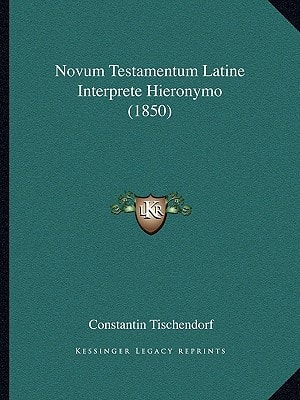 Novum Testamentum Latine Interprete Hieronymo (1850)