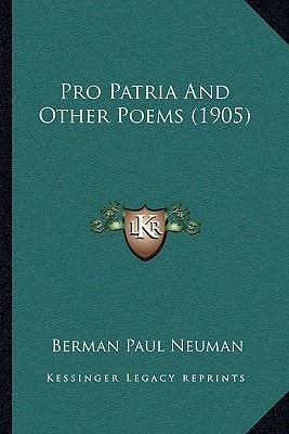 Pro Patria And Other Poems (1905)