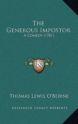 The Generous Impostor: A Comedy (1781)