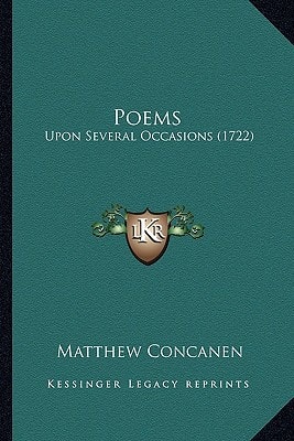 Poems: Upon Several Occasions (1722)