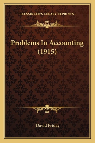 Problems In Accounting (1915)