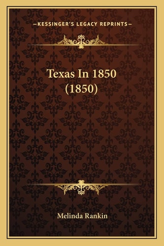 Texas In 1850 (1850)
