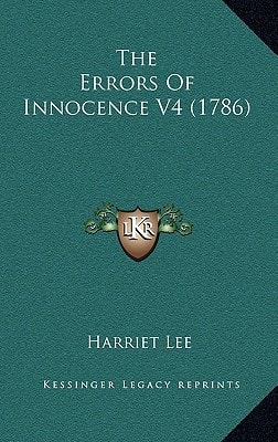 The Errors Of Innocence V4 (1786)