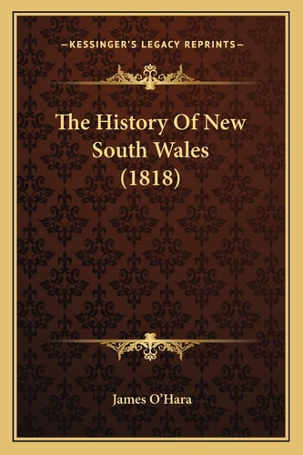 The History Of New South Wales (1818)
