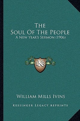The Soul Of The People: A New Year's Sermon (1906)