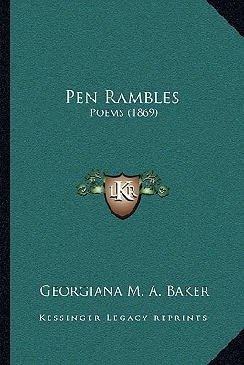 Pen Rambles: Poems (1869)