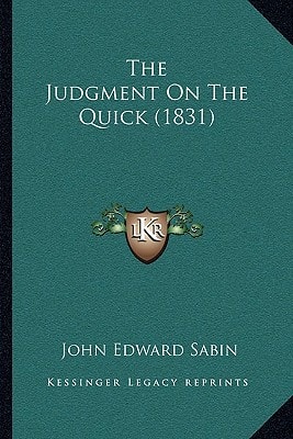 The Judgment On The Quick (1831)