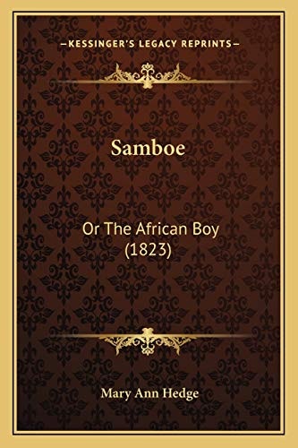 Samboe: Or The African Boy (1823)