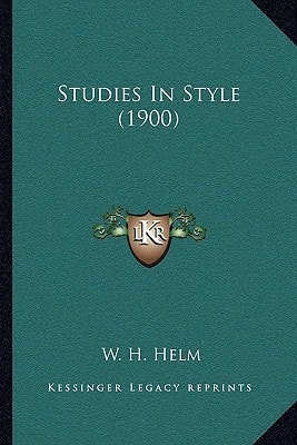 Studies In Style (1900)