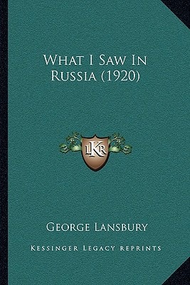 What I Saw In Russia (1920)