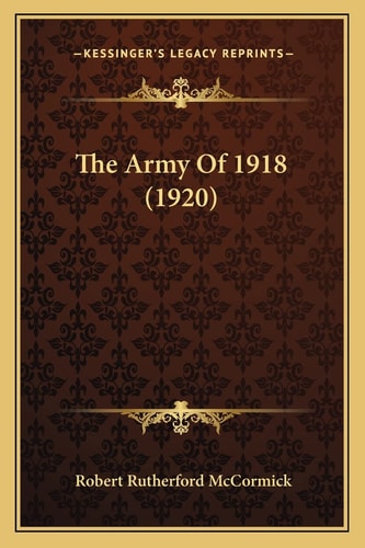 The Army Of 1918 (1920)
