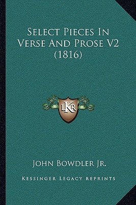 Select Pieces In Verse And Prose V2 (1816)