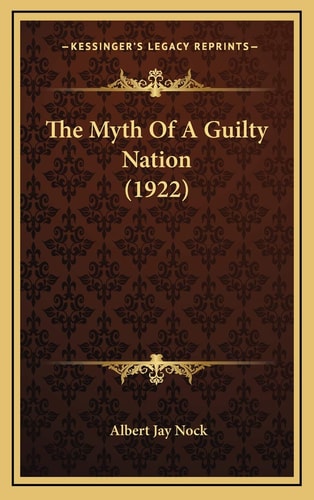 The Myth Of A Guilty Nation (1922)