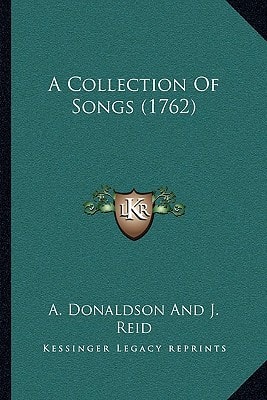 A Collection Of Songs (1762)