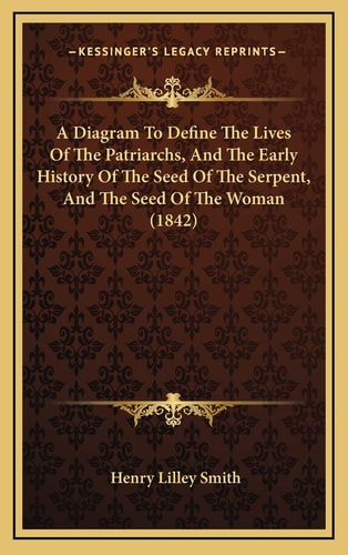 A Diagram To Define The Lives Of The Patriarchs, And The Early History Of The Seed Of The Serpent, And The Seed Of The Woman (1842)