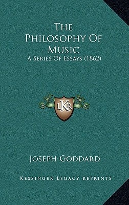 The Philosophy Of Music: A Series Of Essays (1862)