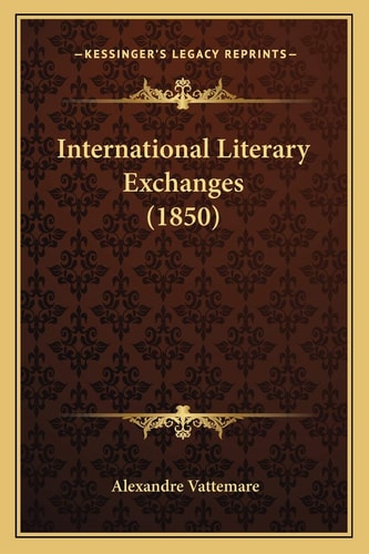 International Literary Exchanges (1850)
