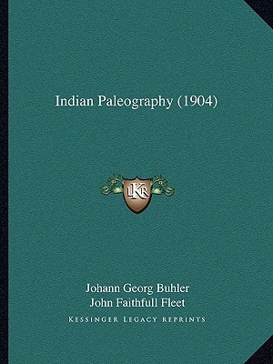 Indian Paleography (1904)