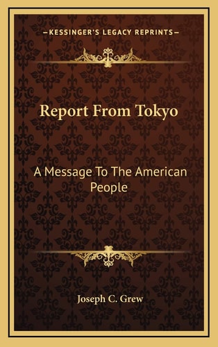 Report From Tokyo: A Message To The American People