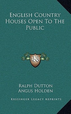English Country Houses Open To The Public