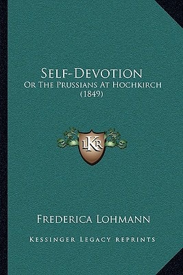 Self-Devotion: Or The Prussians At Hochkirch (1849)