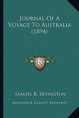 Journal Of A Voyage To Australia (1894)