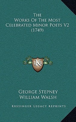 The Works Of The Most Celebrated Minor Poets V2 (1749)