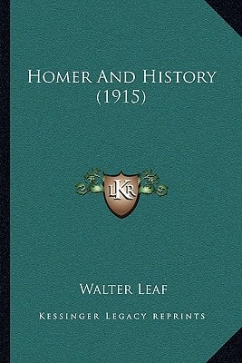 Homer And History (1915)
