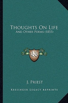 Thoughts On Life: And Other Poems (1855)