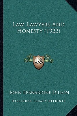 Law, Lawyers And Honesty (1922)
