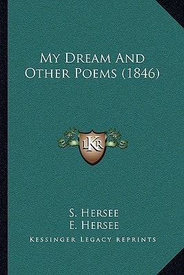 My Dream And Other Poems (1846)