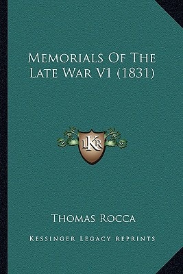 Memorials Of The Late War V1 (1831)