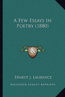 A Few Essays In Poetry (1880)