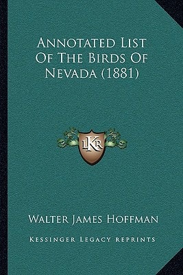 Annotated List Of The Birds Of Nevada (1881)