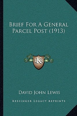 Brief For A General Parcel Post (1913)