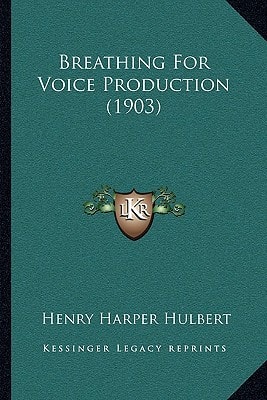 Breathing For Voice Production (1903)