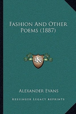 Fashion And Other Poems (1887)