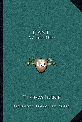 Cant: A Satire (1843)