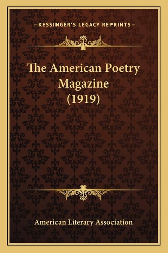 The American Poetry Magazine (1919)