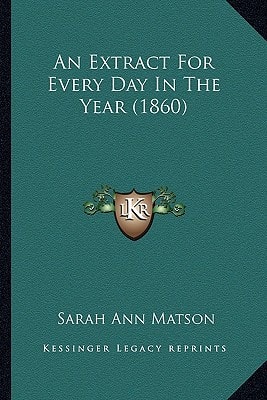 An Extract For Every Day In The Year (1860)