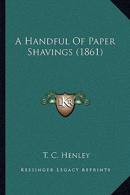 A Handful Of Paper Shavings (1861)