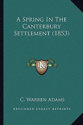A Spring In The Canterbury Settlement (1853)