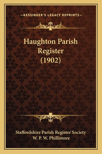 Haughton Parish Register (1902)