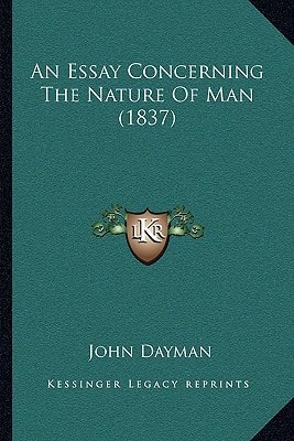 An Essay Concerning The Nature Of Man (1837)