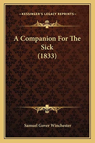 A Companion For The Sick (1833)