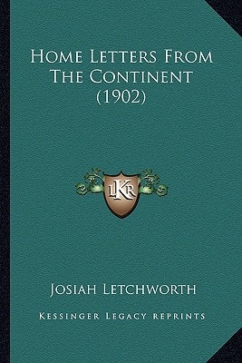 Home Letters From The Continent (1902)