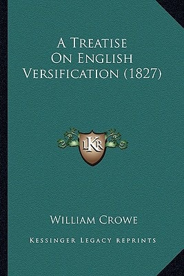 A Treatise On English Versification (1827)