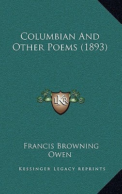 Columbian And Other Poems (1893)