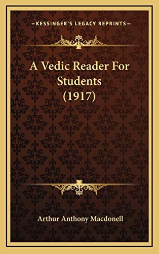 A Vedic Reader For Students (1917)