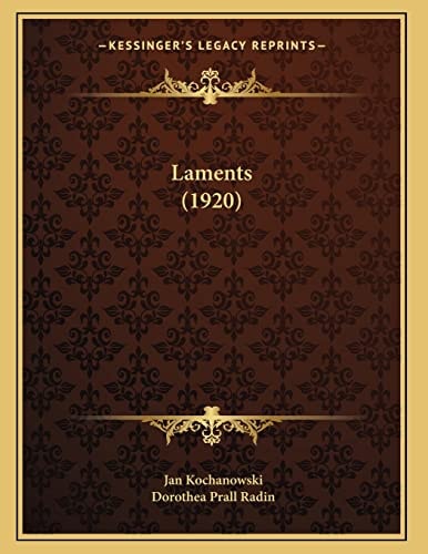 Laments (1920)